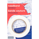 Naadband wit opstrijkbaar 1 cm - 12,5m Naadband NAADBAND - 1CM - WIT - 12M 8714715100222